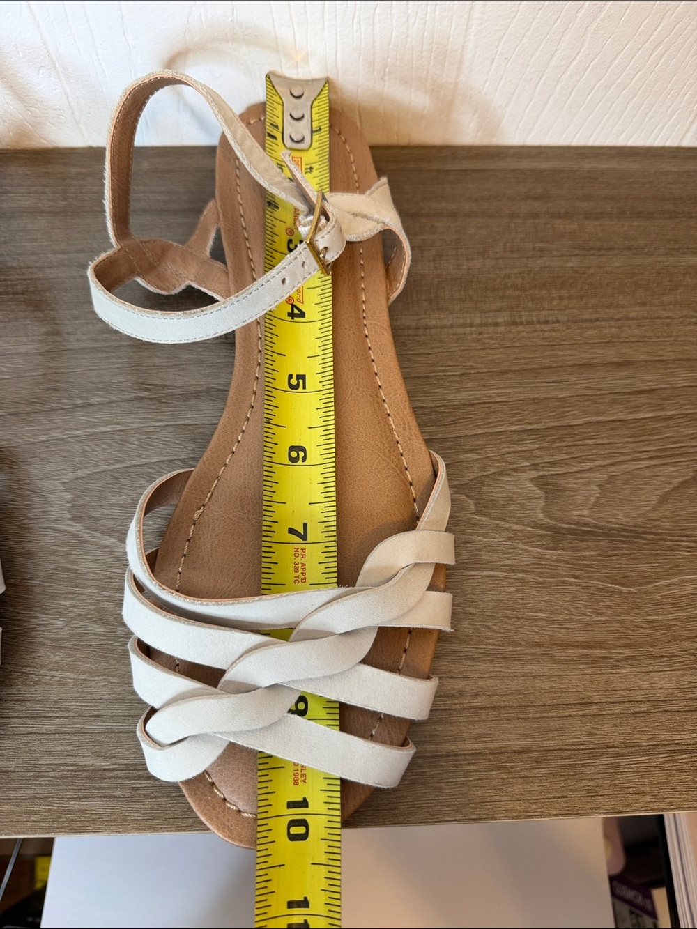 G.H. Bass & Co. Clementine White Strappy Sandals 9 - Picture 12 of 12
